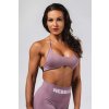 Nebbia Bezšvová lift-up športová podprsenka FLOW SEAMLESS 495 - pink - L
