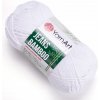 Priadza YarnArt Jeans Bamboo 101 biela 150 m