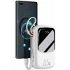 POWERBANK Baseus 20000 mAh 22,5W LED LCD a QC PD SCP kábel USB Typ C biely