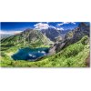 Foto obraz sklo tvrzené Čierne jazero Tatry 100x50 cm