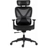 Antares ESTER CI - Kancelárska stolička s opierkou hlavy, čierna sieťovina, max. 130kg
