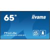 iiyama LH6565UHSB-B1 oznamovací displej Dizajn stánku 163,8 cm (64.5