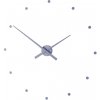 Dizajnové nástenné hodiny Nomon OJ oceľovo modré 50cm (2005033110120)