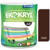 Chemolak Ekokryl Lesk V2062 0260 palisander - vrchná akrylátová farba na drevo a kov 0,6l