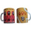Squid Game hrnček Characters Yellow Sign