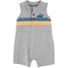 CARTER'S Overal letný Multi Stripes chlapec 12m