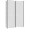 Nejlevnější nábytek Šatníková skriňa s posuvnými dverami KEBAN, biela