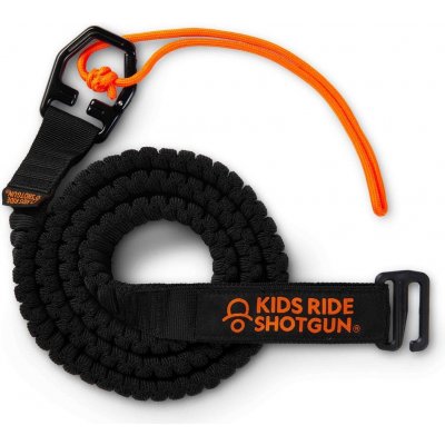 Lano na ťahanie bicykla Shotgun Kids Ride čierne