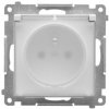Zásuvka 2P+T/16A/250V IP44 s krytkou (transparent) (PS) biela matná SIMON55 (Simon)