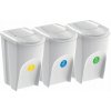 Plastový odpadkový kôš Prosperplast 25 l biely