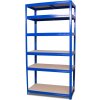 N5K Saturn Kovový regál 6 políc 196 x 90 x 45 cm 275 kg modrý