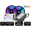 Programovateľný set RGB-IC LED pásika WS2812B COB, IP20 | WLED.sk