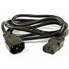 PremiumCord prodlužovací kabel napájení 240V, délka 1m IEC C13/C14