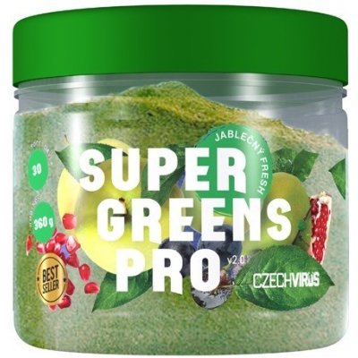 Czech Virus Super Greens jablkový fresh 360 g