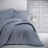 Kvalitex Saténové obliečky LUXURY COLLECTION - tmavo zelené s prúžkom 200x200, 2x70x90 cm