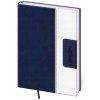 Helma - Classic - týždenný diár 2026, modro/biely, A5, 14,5 × 20,5 cm
