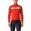 Castelli Raddoppia 3, Red/ Silver reflex Veľkosť: XL Zimná, teplá bunda na bicykel