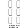 engaroGuard Hydrogel - 6x ochranná fólia - Samsung Watch Gear Fit 2 Pro priesvitná