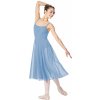 Lulli, Šaty na modernu - dlhé LUB256, nebeská modrá XS