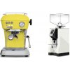 Ascaso Dream ONE, Sun Yellow + Eureka Mignon Bravo, CR white