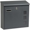 Poštová schránka BK.703.G.AM s okienkami z matného plexiskla antracit