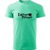 Harry - Espresso Patronum - Klasické pánske tričko vyššej gramáže - XL ( Mätová )