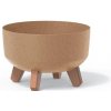 PROSPERPLAST Kvetináč GRACIA LOW ECO WOOD 23,5 cm naturo