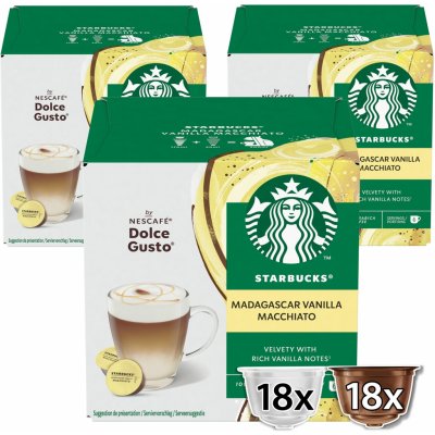 STARBUCKS Madagaskar Vanilla Latte Macchiato by NESCAFE DOLCE GUSTO 36 ks