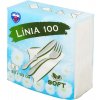 Doma Línia 100 Servítky biele 33 x 33 cm - 70 ks / balenie