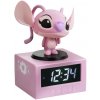 Lampička a budík Disney Stitch - Angel Icon Alarm Clocks
