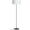 Stojanová lampa RENDL CORTINA/JAKARANDA 148cm biela/čierna E27 11W
