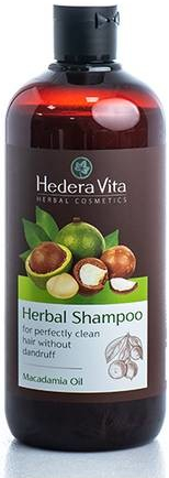 Hedera Vita Bylinný šampón proti lupinám s makadamiovým olejom 500 ml