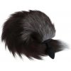 Chvost s análnym kolíkom Tail & Black Butt Plug
