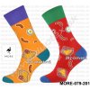 MORE Pánske ponožky More-079-201 201-oranžová 39-42(26-28)