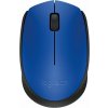 Logitech M171, bezdrátová myš, modrá, 910-004640