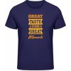 Gildan Tričko - Dizajn - Great Taste for Great Moments - Námornícka - XXL - Pánske