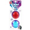 Hračka pes GiGwi Ball loptička M, 2ks / karta, pískajúce