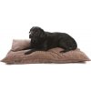 Lex & Max Luxusný vankúš pre psa Lex & Max Chic 85 x 60 cm | hnedý