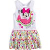 Dievčenské šaty Disney Minnie Sunny Day biele