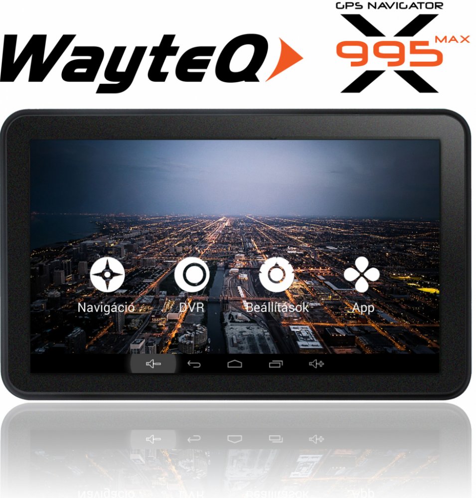 navigácia do auta WayteQ x995