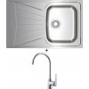 Teka STARBRIGHT 45 E-XN 1B 1D X nerezová oceľ + Teka IN 995 CR chróm