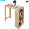 Kondela AUSTEN DS 0000256989 - Barový stôl 117 x 57 x 106,5 cm, dub sonoma