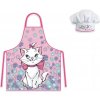 Zástera a čiapka s mačičkou Marie - detská sada