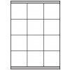 Etikety univerzálne 70x67,7mm Agipa A4 100 hárkov