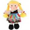 Teddies Bábika handrová v kroji plyš 20 cm