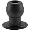 Perfect Fit Ass Tunnel Plug Silicone Black L