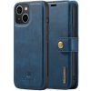 DG.Ming 2v1 odnímateľné flipové púzdro pre iPhone 15 - tmavo modré - možnosť vrátiť tovar ZADARMO do 30tich dní