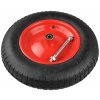 Nafukovacie koleso s ložiskami, otvor 12 mm, priemer 36,5 cm, šírka 8 cm, červené s oskou