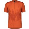 Pánsky cyklistický dres Scott Trail Flow Zip SS