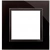 KONTAKT-SIMON S.A. Rámček 1 násobný sklenený lávová/antracit 96x92x10mm